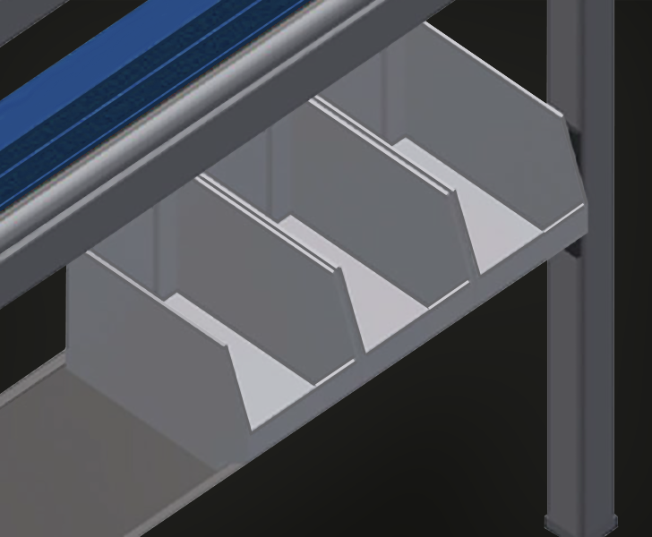 Assembly tables HT 3000 Storage area Someco